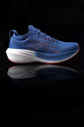 Men's Running Sneakers — Blue & Red