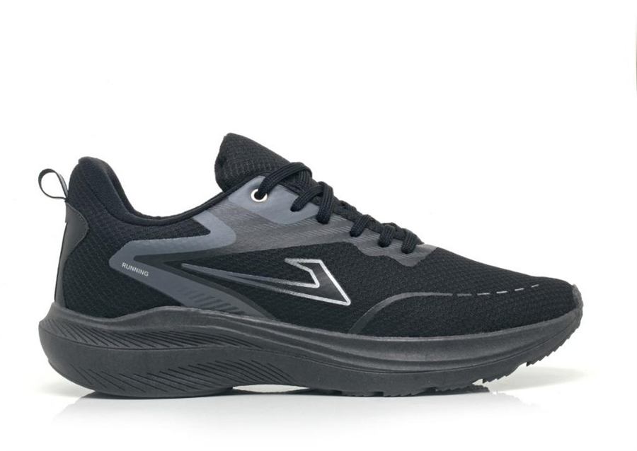 Men's Mesh Running Sneakers — Black