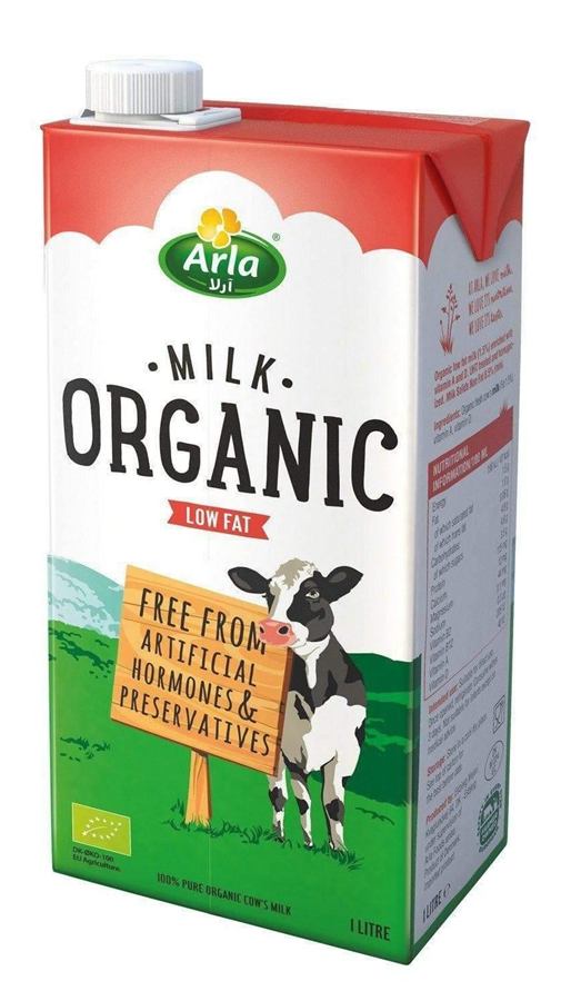 Arla Organic Low-Fat Milk 1 Litre