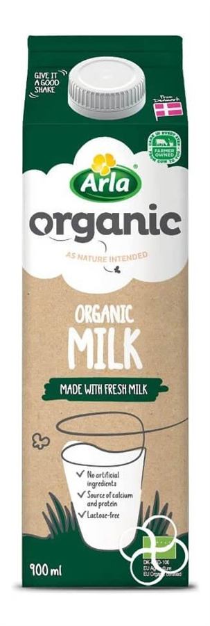 Arla Organic Milk 900ml — Lactose-Free