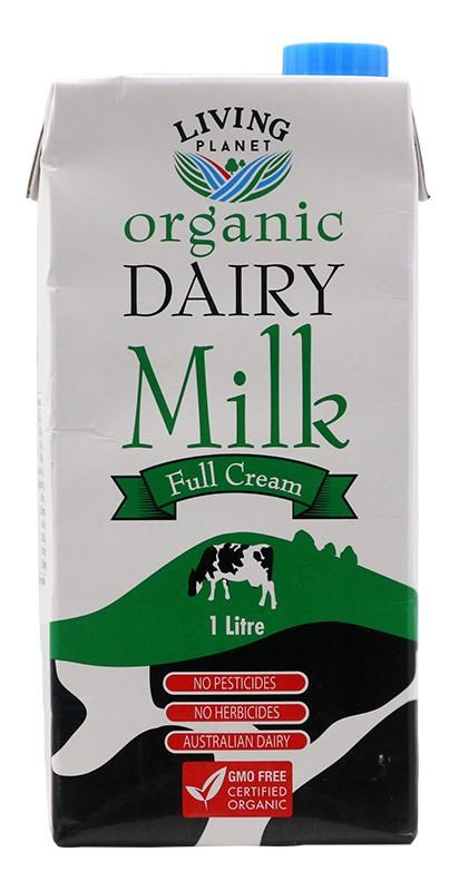 Living Planet Organic Dairy Milk — Full Cream 1L
