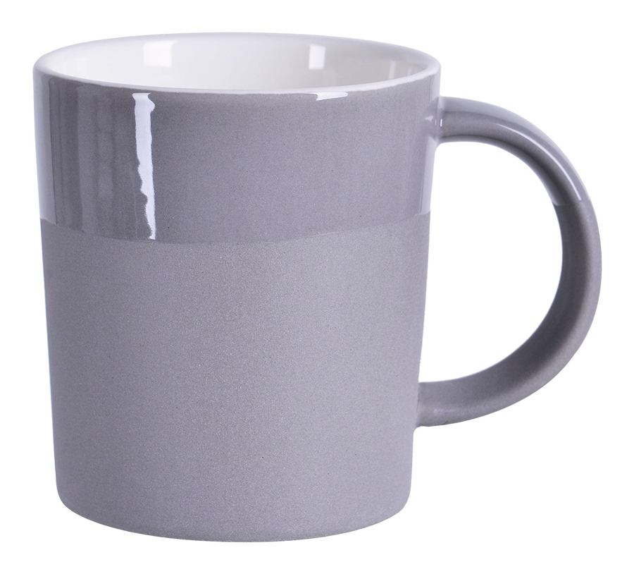 Ceramic Mug — Two-Tone Grey