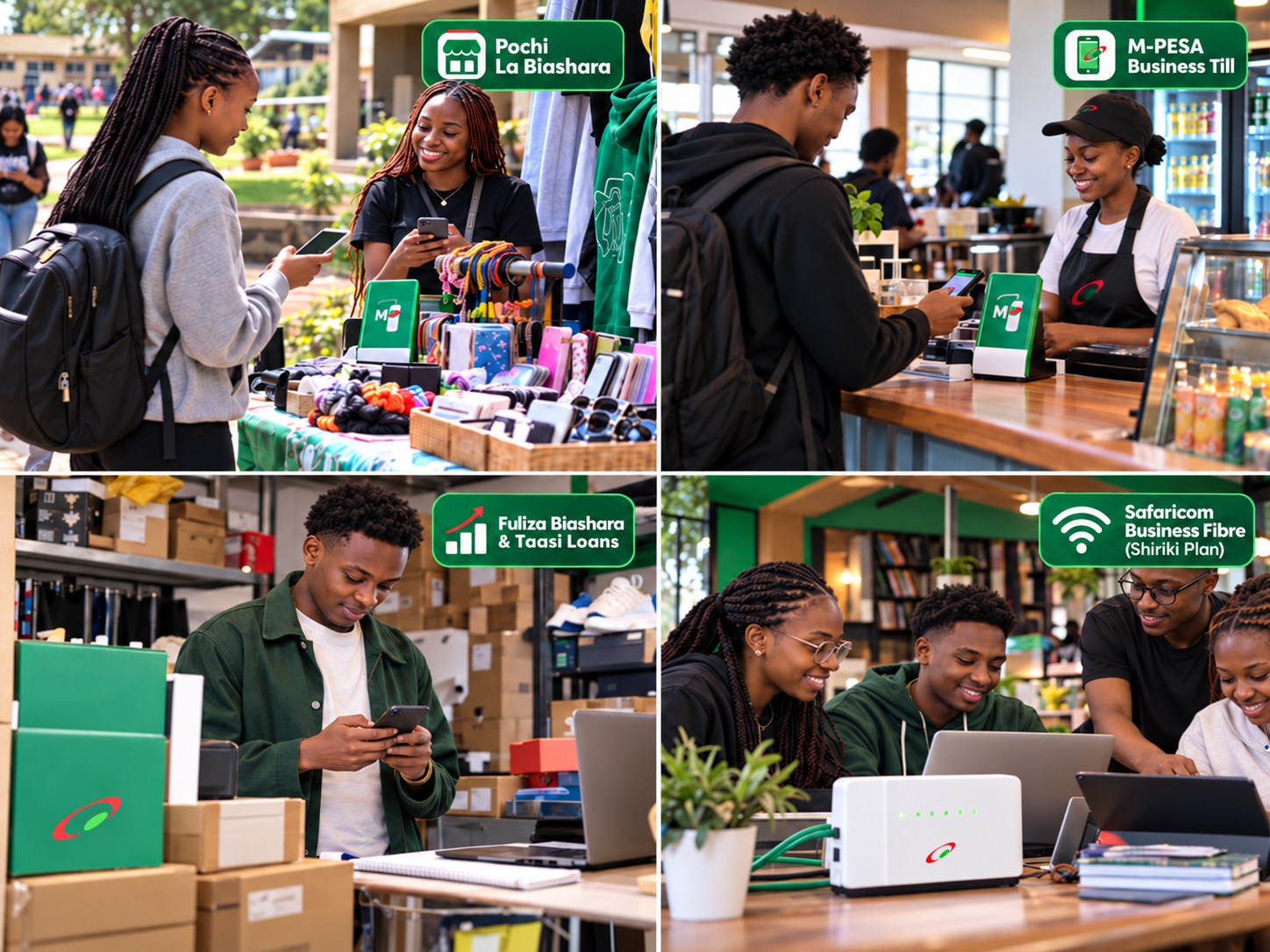 Safaricom services to boost your small shop sales